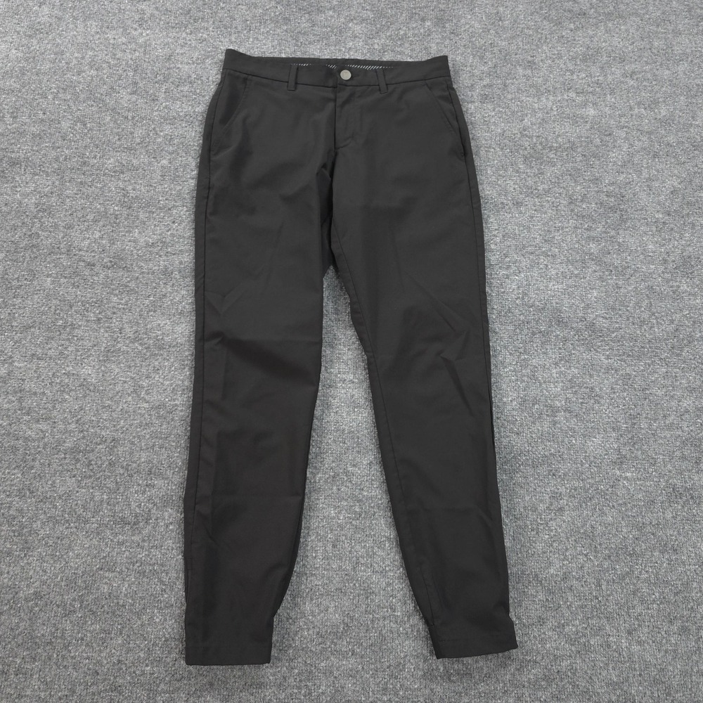 Primo Pants Mens 30x30 Black Stretch Jogger Ankle Zip Golf Travel Gym Athletic